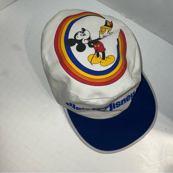 VNTG DISNEY elastic band graphic 80s hat - Picture 5 of 5